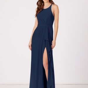 Azazie Navy Dress